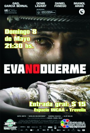 Afiches Eva No Duerme