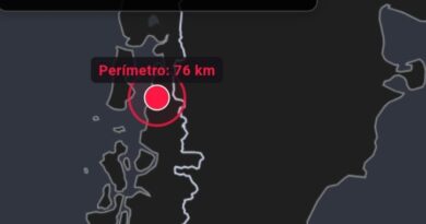 Se registró sismo de magnitud 4,6 cerca de Chaitén
