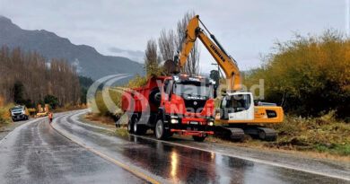 Vialidad Nacional refuerza tareas preventivas en las rutas de chubut ante posibles contingencias climáticas