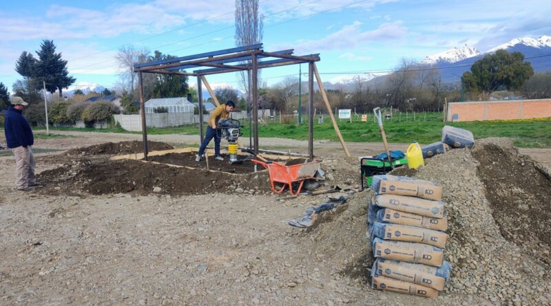 Trevelin: avanza la construcción de una garita en el acceso norte